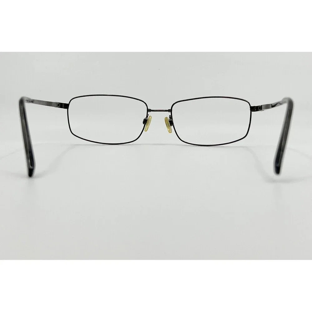 EasyTwist Eyeglass Frames Mens Brown MET875 Metal Rectangular 56-18-145